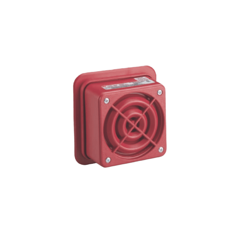 AudioMaster® Altavoz Reentrante Listado contra incendios UL de 2 Watts, De 25 Vrms color Rojo