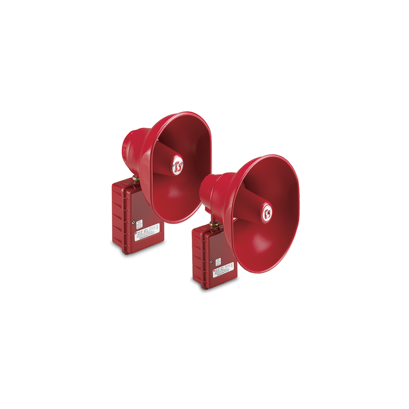 Altavoz amplificado 15W CSFM/UL 24 VCD Rojo Federal Signal