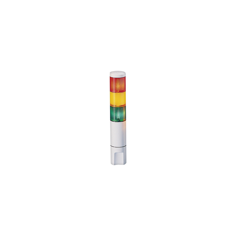 Indicador de estado LED MicroStat, 3 niveles, UL y cUL, 120Vca, rojo, ámbar, verde