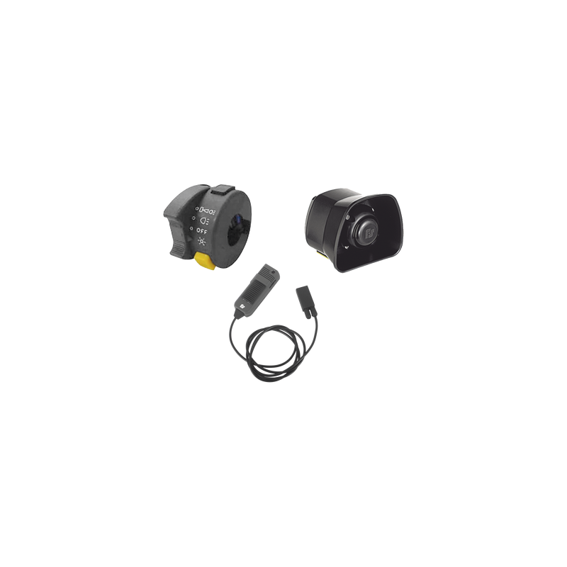 Kit Para Motocicleta FEDERAL SIGNAL , Sirena/Bocina de 30 Watt, Controlador y Micrófono