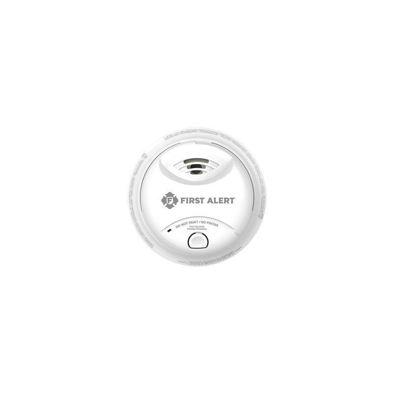 Detector de Humo Autónomo, No Requiere Panel, Batería Sellada de Litio por 10 años, Sensor por Ionización, Sin cableado