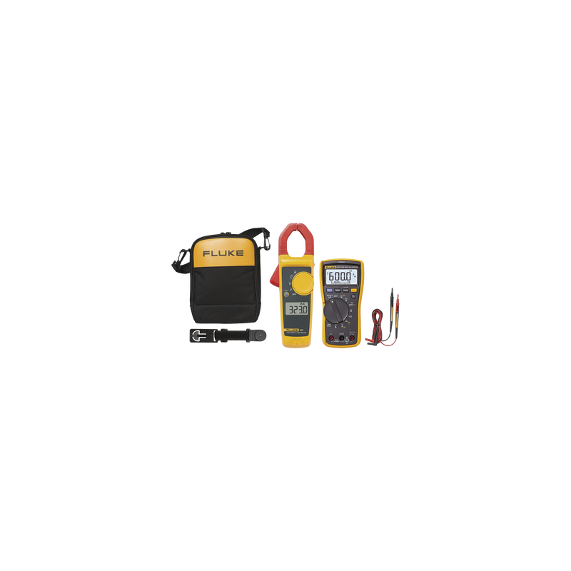 Juego Multímetro FLUKE-117 y Amperímetro Gancho Fluke-323 | Precio México - Envío Inmediato | LM Soluciones