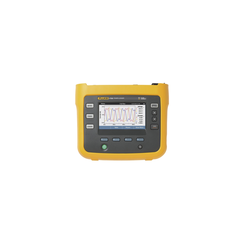 Registrador Trifásico de Calidad Eléctrica Fluke 1738