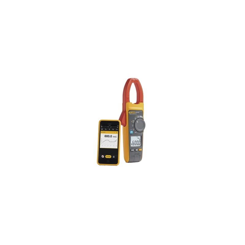 Amperímetro de Gancho 600A Trms CA/CC Fluke 374 FC