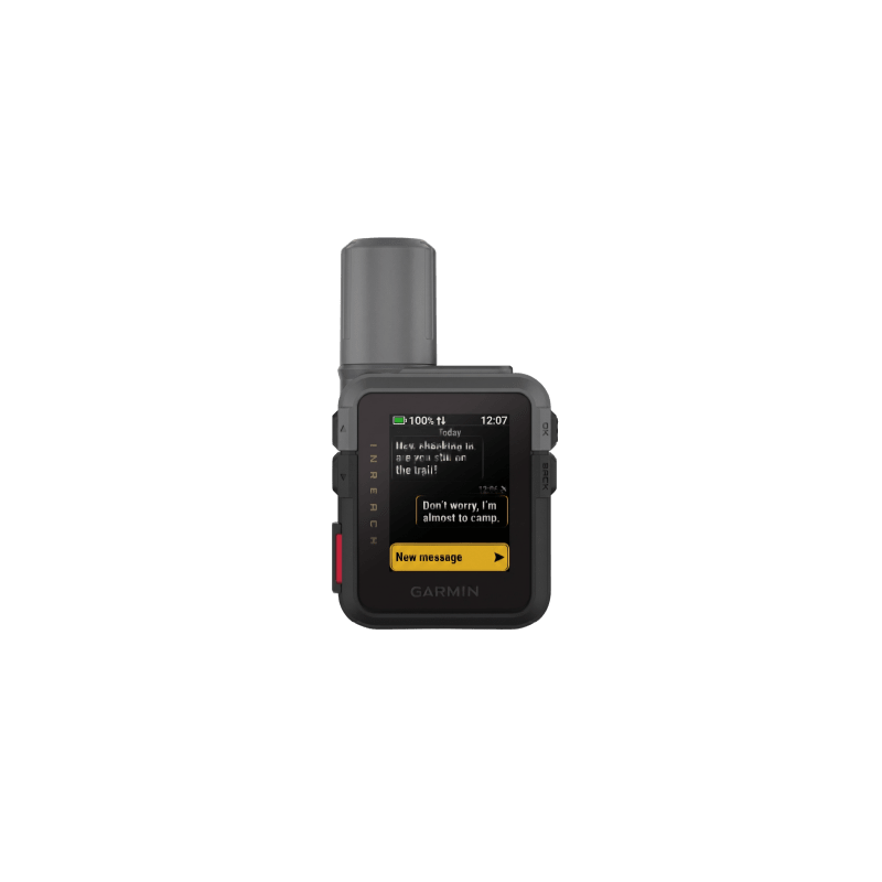 Dispositivo de Comunicación Satelital / SOS Interactivo / Pantalla Táctil MIP 1.9 in / GPS Multibanda / Batería 14 Días / IP67 / MIL-STD-810