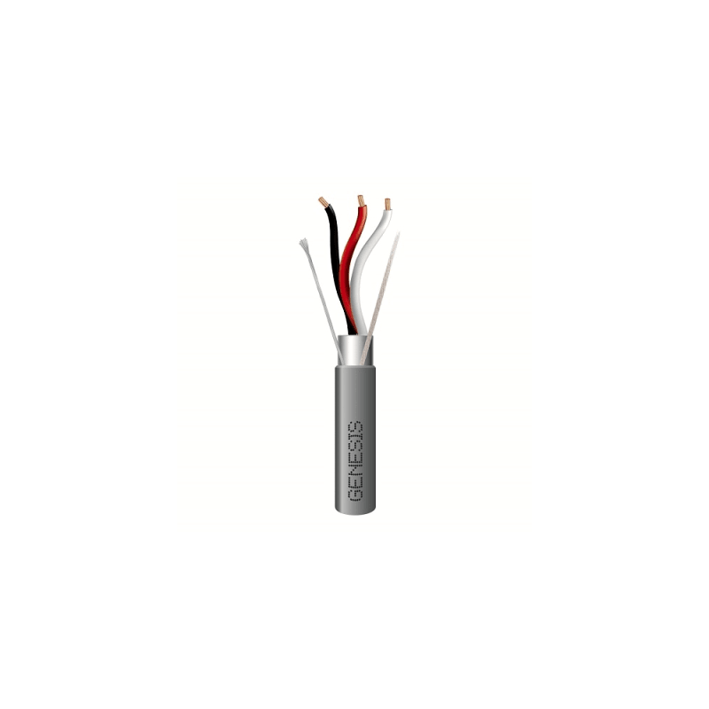 Bobina 305m Cable 3x18 AWG Blindado Riser GENESIS