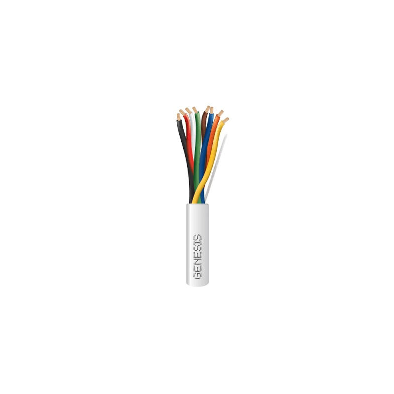 Carrete Cable 305m 8x18 AWG Plenum Blanco GENESIS