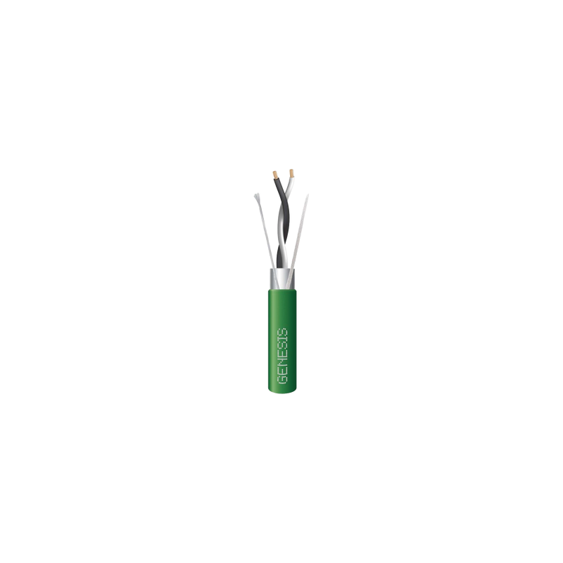 Cable 2x22 AWG Blindado Plenum 305m GENESIS