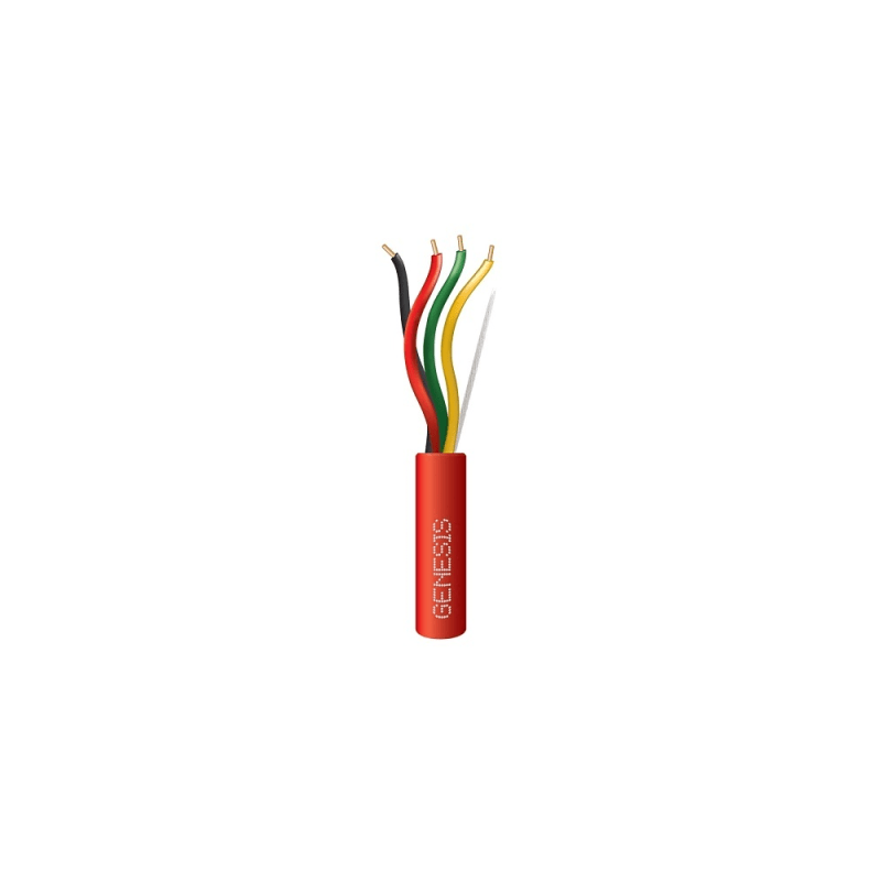Bobina Alambre 4x18 AWG FPLR Contra Incendio Genesis 305m | Precio México - Envío Inmediato | LM Soluciones