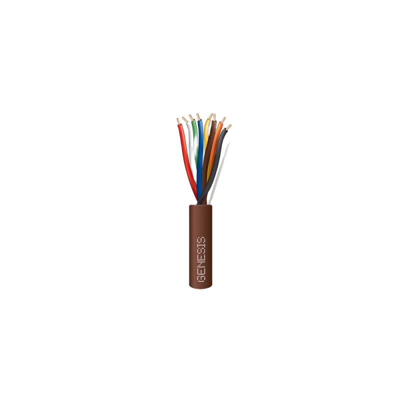 Alambre Cobre 8x20 AWG CL2 38m GENESIS Café | Precio México - Envío Inmediato | LM Soluciones
