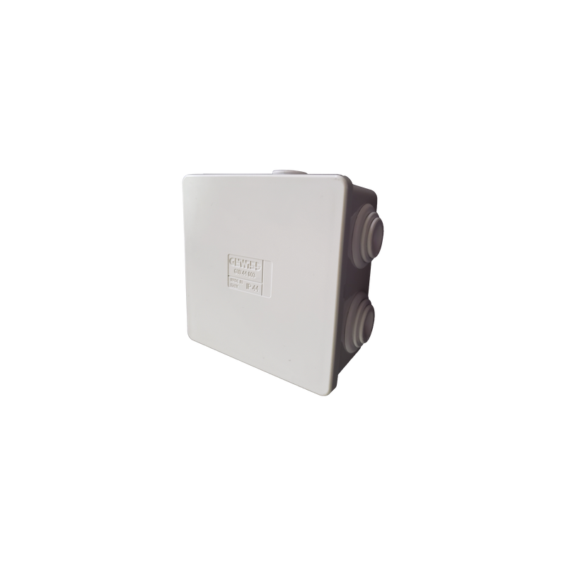 Caja Estanca Gewiss PVC 80x80x40mm IP44 | Precio México - Envío Inmediato | LM Soluciones