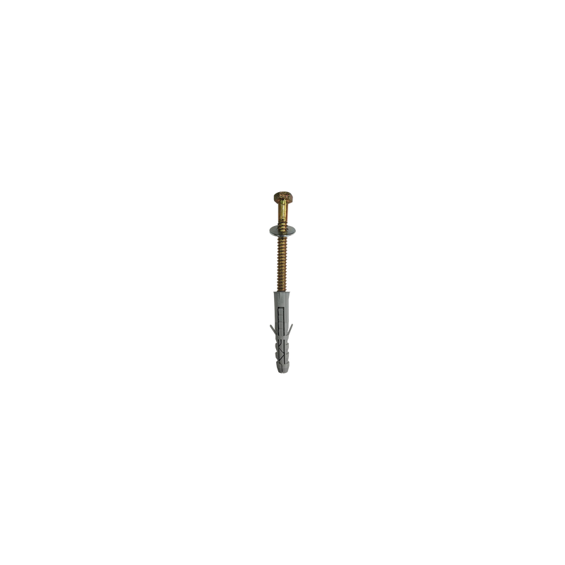 Tornillo 6" D / Largo , C / Rondana Y Taquete P / Tope D / Hule / USO EN CONCRETO