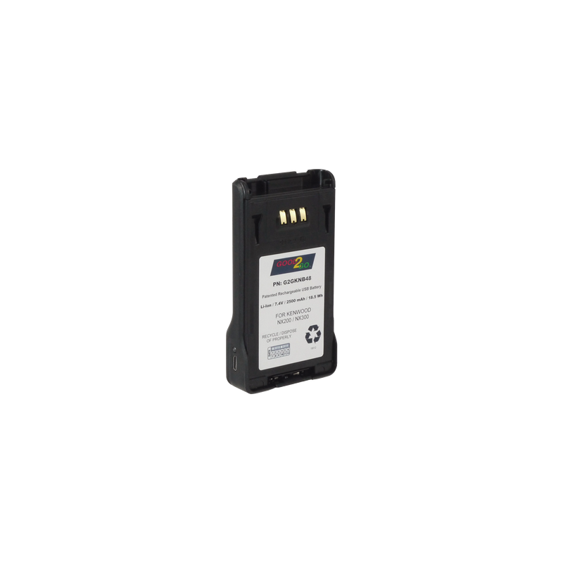 Batería Li-Ion 2000 mAh  para radios Kenwood NX200/300.