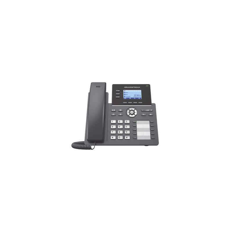 Teléfono IP Grandstream Grado Operador 3 Líneas SIP PoE | Precio México - Envío Inmediato | LM Soluciones