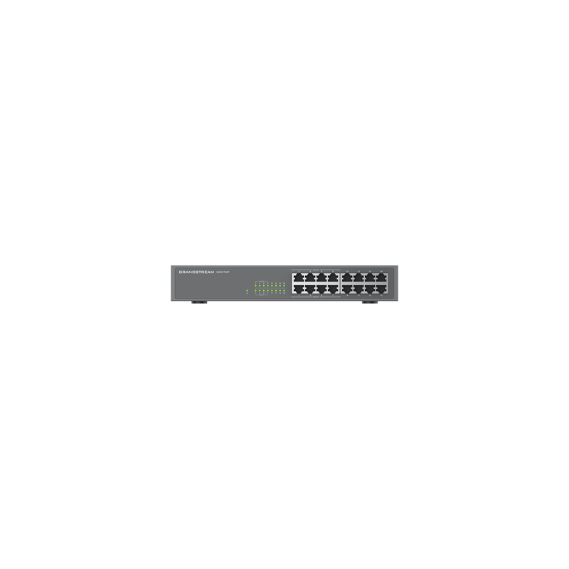Switch PoE+ 16 Puertos Gigabit No Administrable Grandstream
