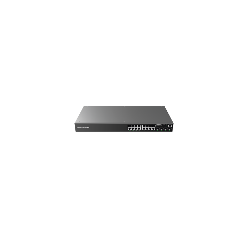 Switch Gigabit PoE+ Grandstream 16 puertos + 4 SFP 240W | Precio México - Envío Inmediato | LM Soluciones