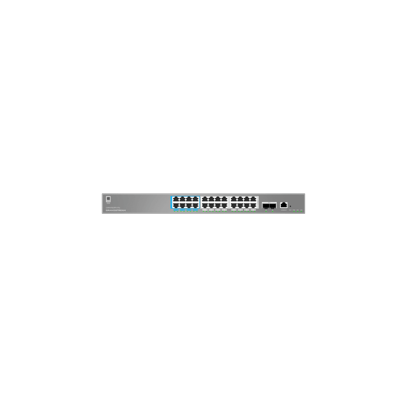 Switch L2++ 24 Puertos PoE 400W 2 SFP+ Grandstream GWN7803PH