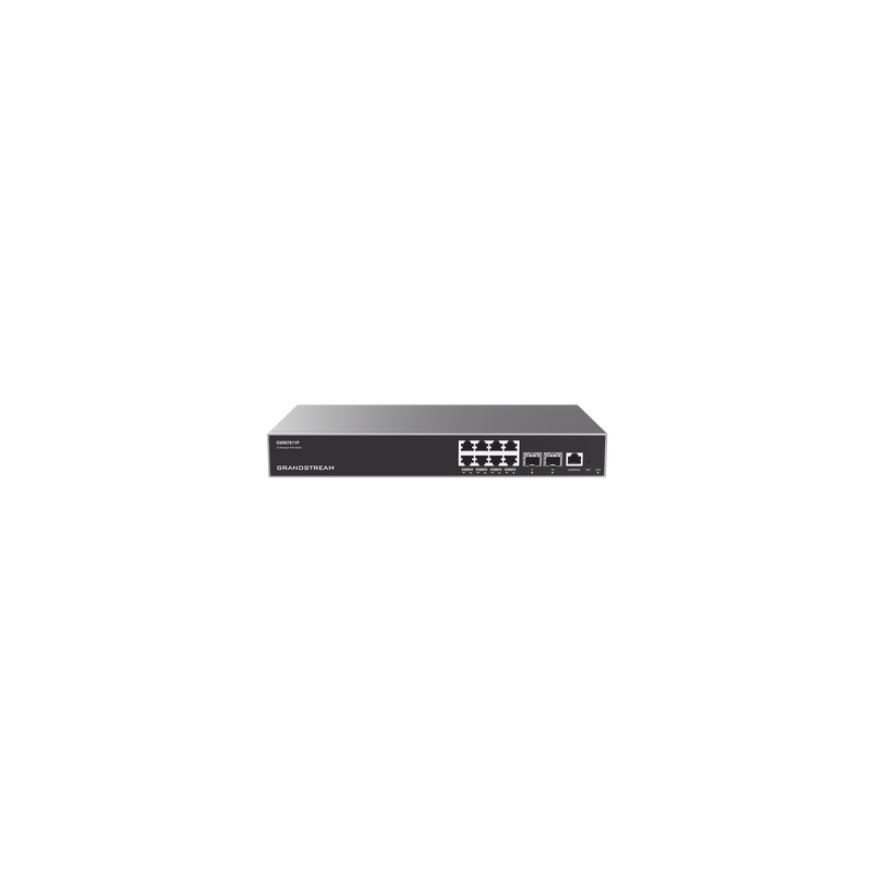 Switch Capa 3 PoE+ Grandstream 8 puertos Gigabit + 2 SFP+ 10 | Precio México - Envío Inmediato | LM Soluciones