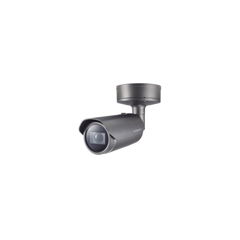 Cámara Bala IP 2MP Hanwha Vision IA Motorizada | Precio México - Envío Inmediato | LM Soluciones