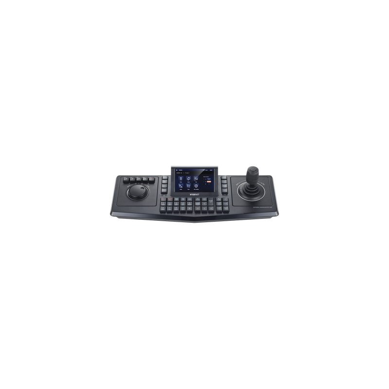 Controlador de domos PTZ y Camaras IP Wisenet, con pantalla LCD touch screen de 5"