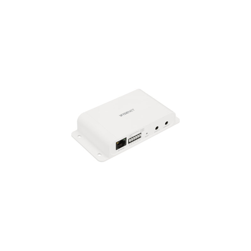 Módulo E/S Alarma y Audio por Red Wisenet HANWHA VISION | Precio México - Envío Inmediato | LM Soluciones