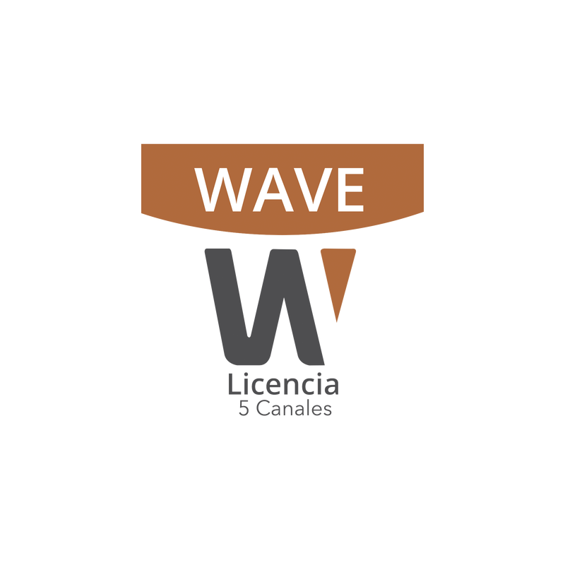 Licencia de 5 Canales de Wisenet Wave Profesional 