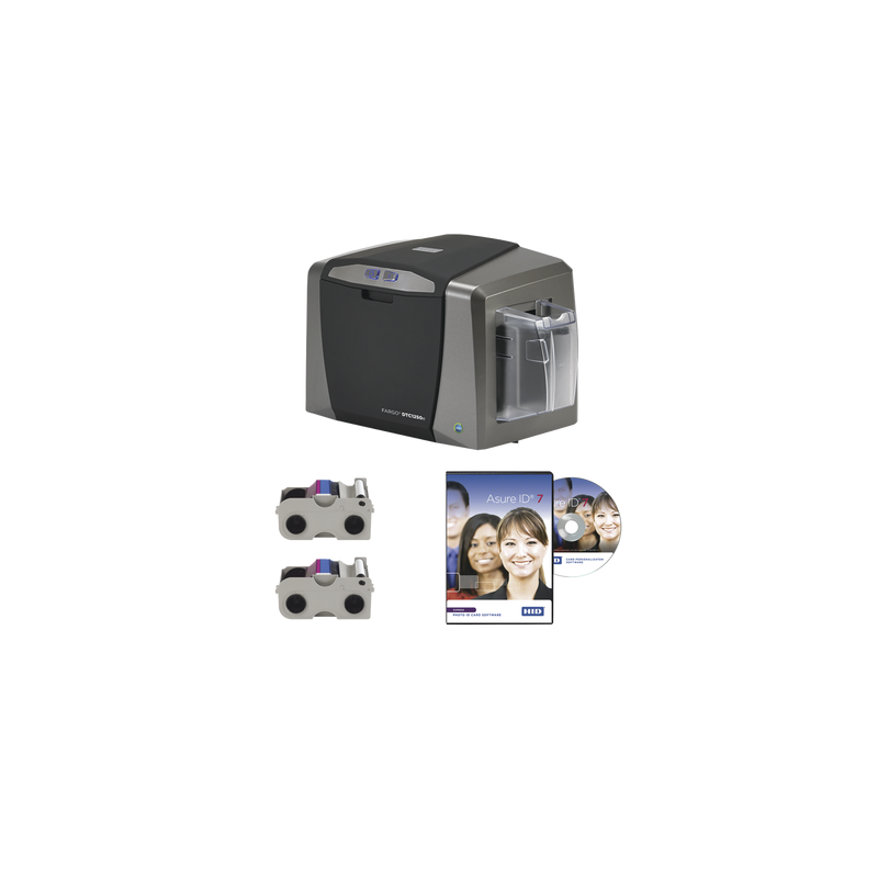 Kit Impresora Tarjetas HID DTC1250e Una Cara | Precio México - Envío Inmediato | LM Soluciones