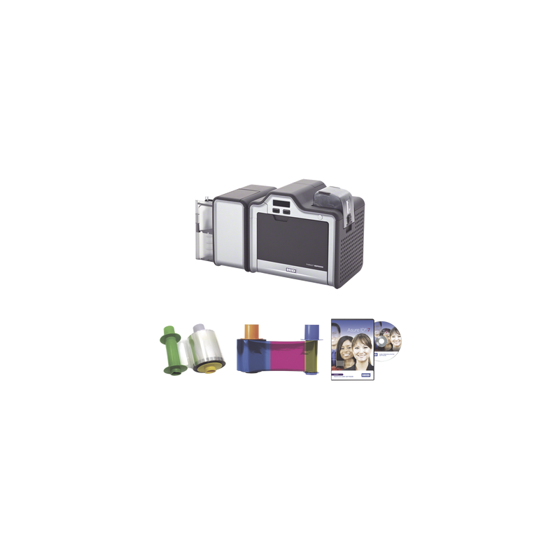  Kit Impresora Retransferencia HDP5000/ Doble Lado/ Incluye Ribbon, Film y Software/ 3 Años Garantía