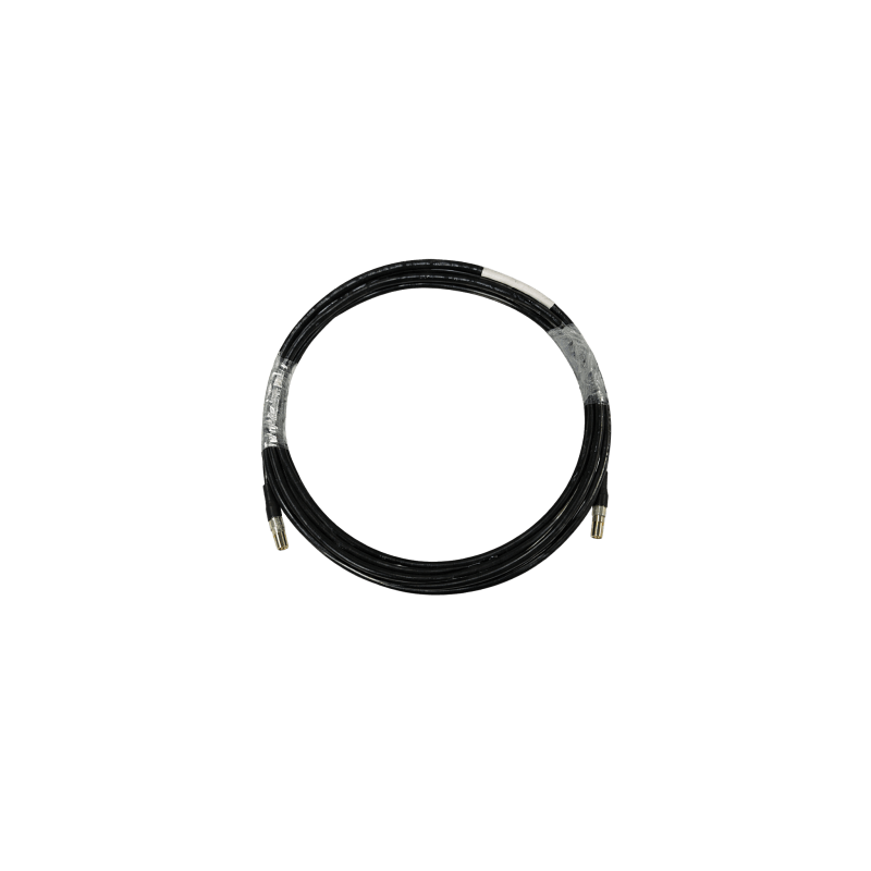 Cable de Datos CXP-6 Standard / Interfaz CoaXPress / Conectores DIN 1.0/2.3 / PVC Negro / 300 VDC / UL CMR / Aplicaciones Estáticas