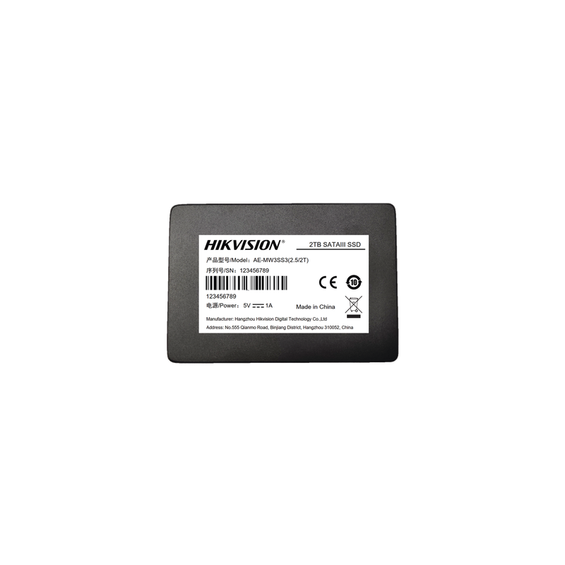 SSD PARA Videovigilancia Móvil / 2 TB / 2.5" / Alto Performance / Uso 24/7 / Resistente en Alta Temperaturas