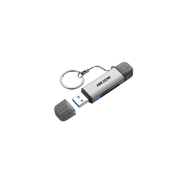 Lector de Tarjetas 2 en 1 HIKSEMI Dual USB-A y USB-C