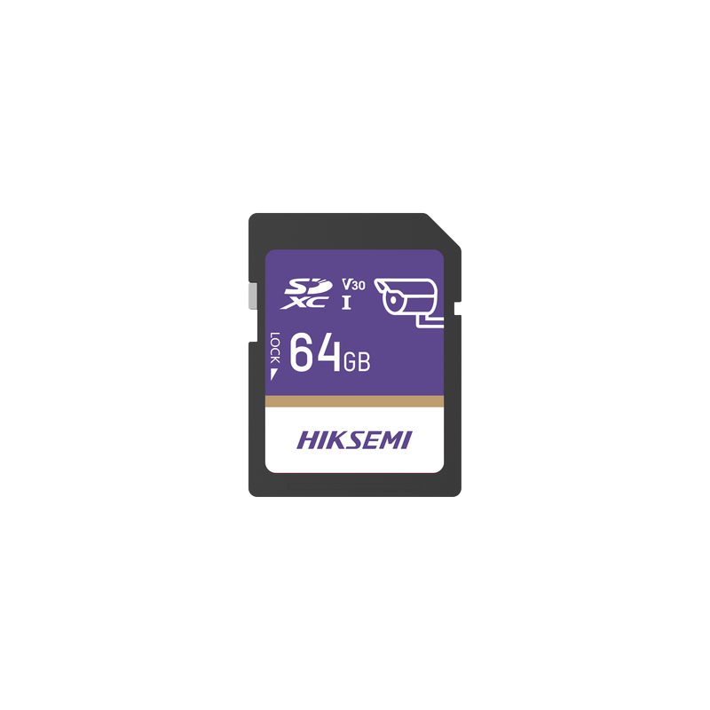 Memoria SD Hiksemi 64GB Especializada Videovigilancia | Precio México - Envío Inmediato | LM Soluciones