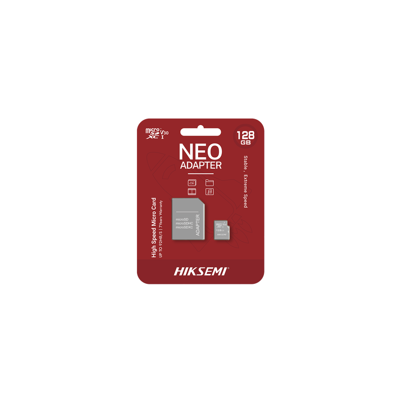 Memoria microSD HIKSEMI 128GB Clase 10 con Adaptador | Precio México - Envío Inmediato | LM Soluciones
