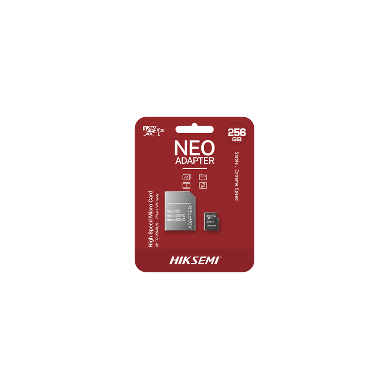 Memoria microSD con Adaptador Ideal para Celular o Tablet / 256 GB / Multipropósito