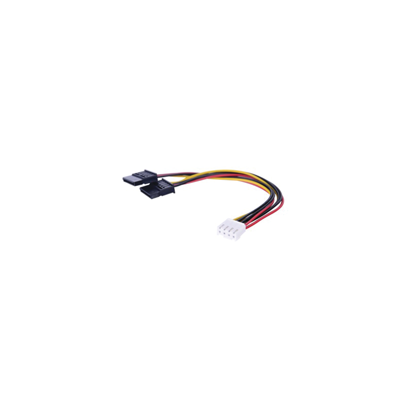 Cable Doble de Corriente SATA 15cm para DVR | Precio México - Envío Inmediato | LM Soluciones