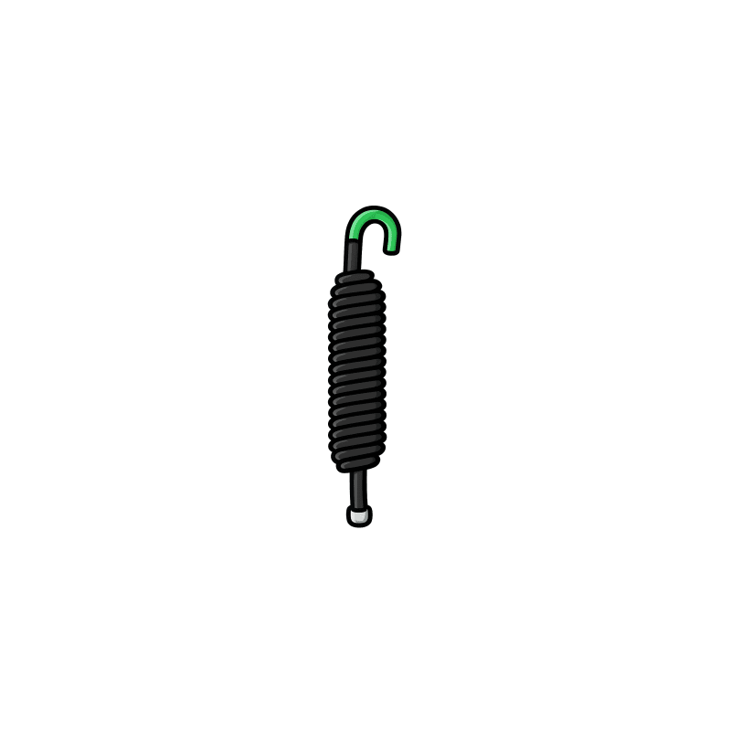 Resorte Verde para Barrera Vehicular Hikvision DS-TMG520