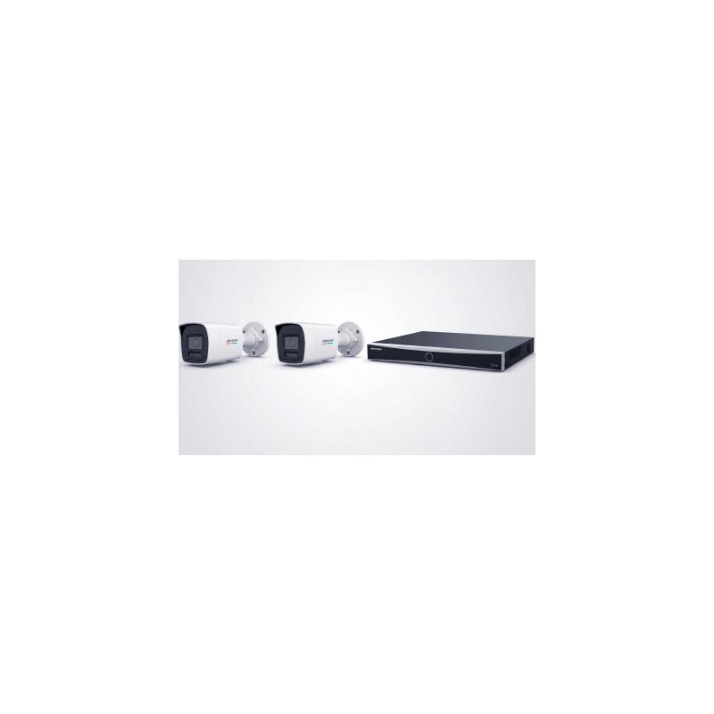 Kit NVR 8CH 4MP ColorVu AcuSense HIKVISION