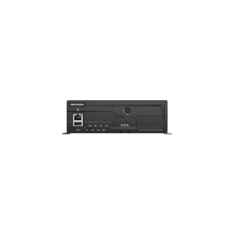 NVR Móvil de 8 Canales de 2 Megapixel / 8 Puertos PoE / 1 Bahía de Disco Duro / Incluye Modulo GPS