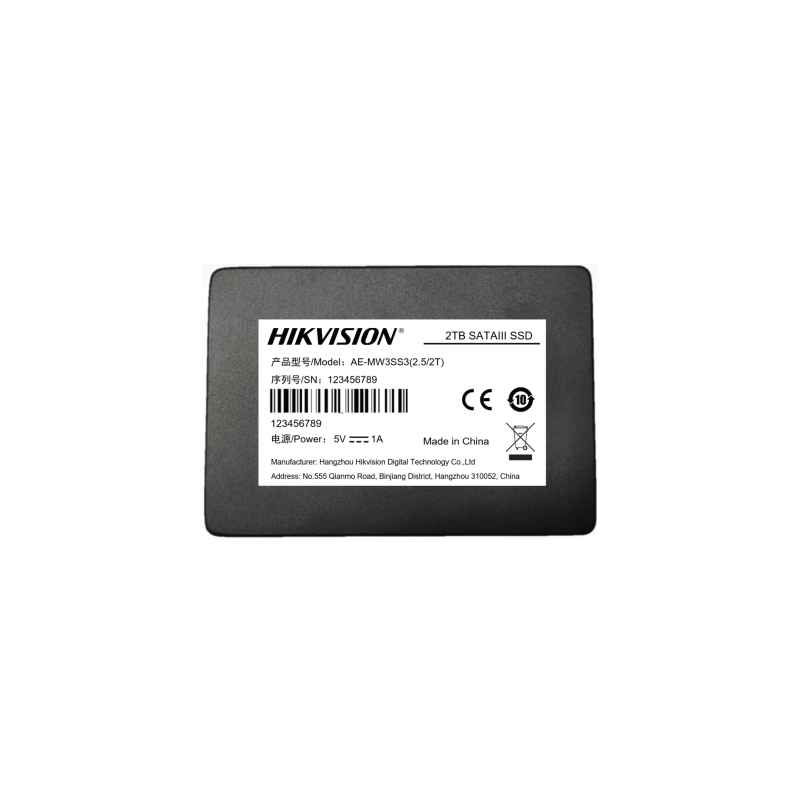 Unidad de Estado Solido (SSD) 512 GB / Especializado para Videovigilancia móvil / Alto Performance / Uso 24/7 / Compatible con Todos los mDVR 
