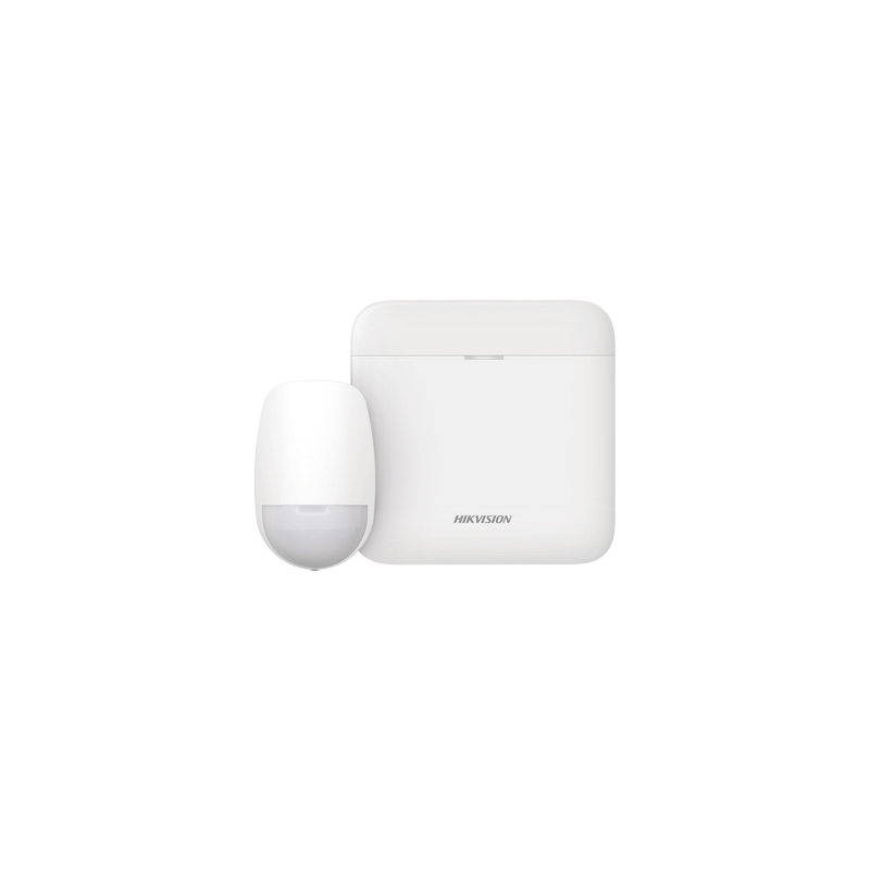 (AX PRO) KIT de Alarma AX PRO / Incluye: 1 Hub con batería de respaldo / 1 Sensor PIR / Wi-Fi / Compatible con Hik-Connect P2P