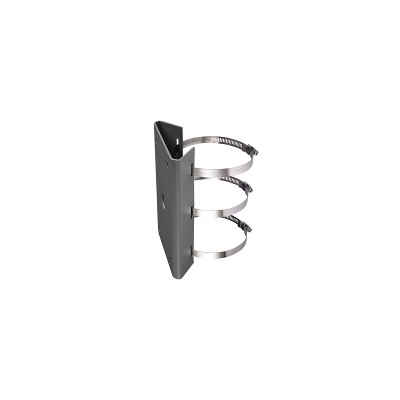 Montaje para Poste Hikvision 400-600mm Acero Galvanizado | Precio México - Envío Inmediato | LM Soluciones