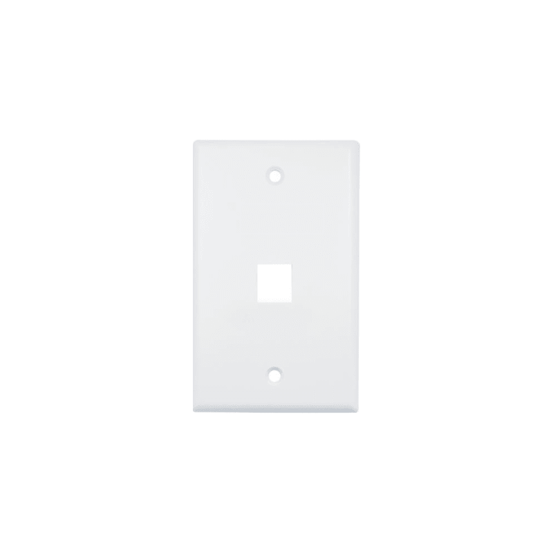 Placa de Pared Hikvision 1 Puerto Blanco | LM Soluciones
