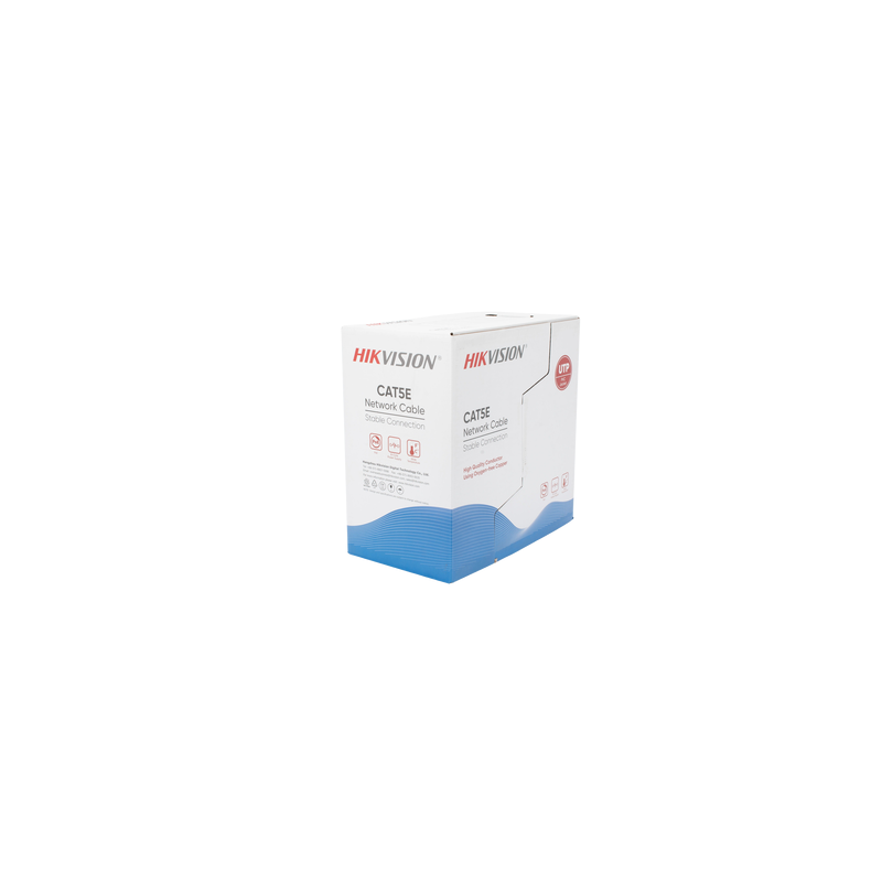Bobina Cable UTP Cat5E Hikvision 305m 100% Cobre | Precio México - Envío Inmediato | LM Soluciones