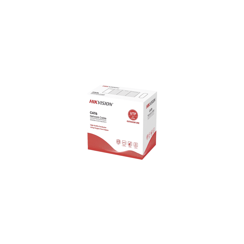 Bobina de Cable UTP Cat 6 HIKVISION 305m