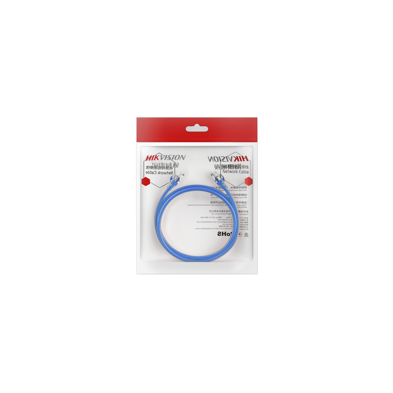 Patch Cord UTP Cat6 Hikvision 0.5m Azul | LM Soluciones