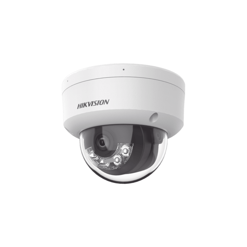 Cámara Domo IP HIKVISION 2MP Dual Light Micrófono IK08 IP67