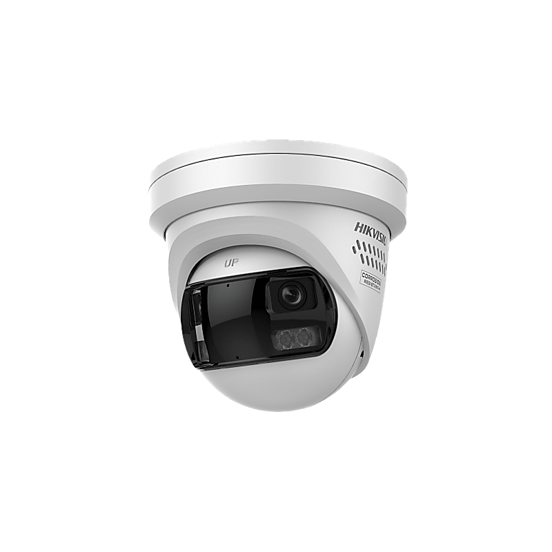 Cámara Turret IP / 8 MP / 180° / 2.8 mm / ColorVu 3.0 / WDR 130 dB / Luz Blanca 30 m (98.4 ft) / IP67
