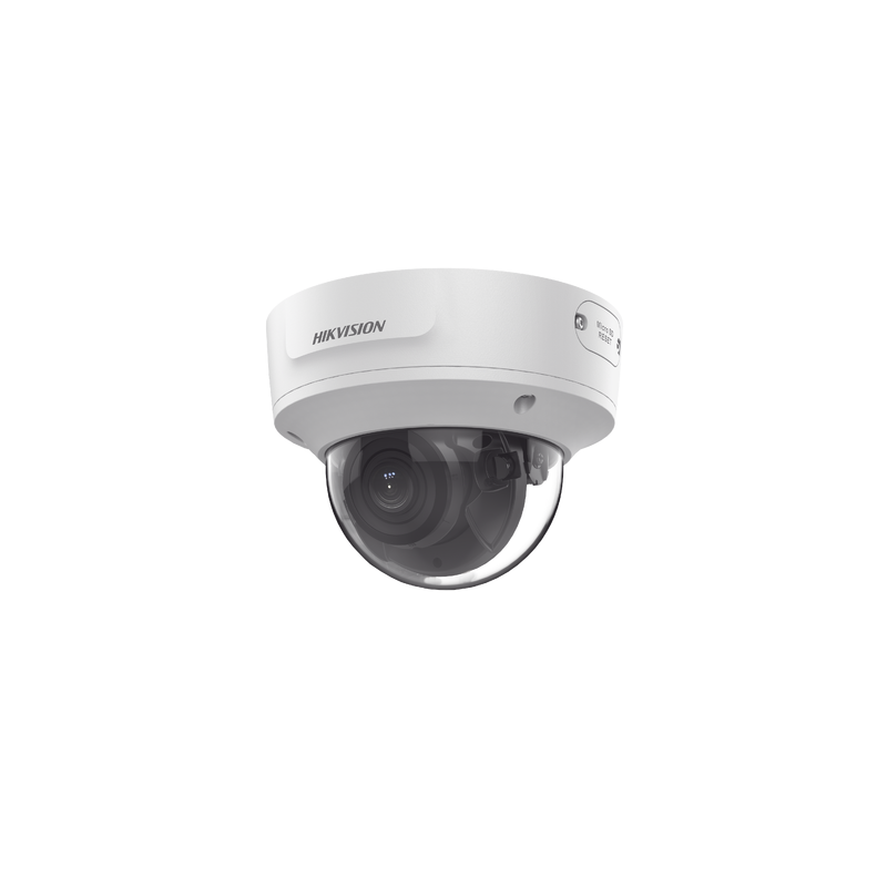 Domo IP 2 Megapixel / Lente Mot. 2.8 a 12 mm / 40 mts IR EXIR /Exterior IP67 / IK10 / WDR 120 dB / PoE / ACUSENSE (Evita Falsas Alarmas) / Entrada y Salida de Audio y Alarma / MicroSD / ONVIF / ACUSEEK