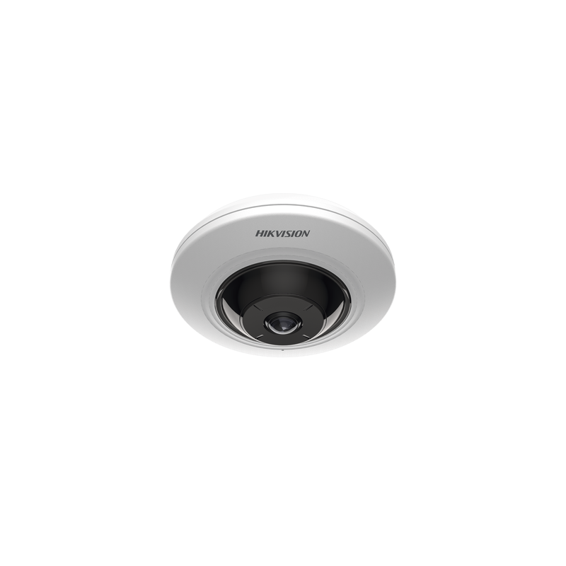 Cámara Fisheye IP Hikvision 5MP AcuSense 360° PoE | Precio México - Envío Inmediato | LM Soluciones
