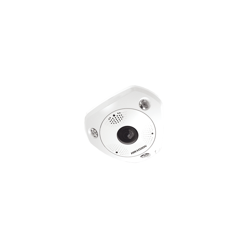 Cámara Fisheye IP 12MP HIKVISION DS-2CD63C5G0E-IVS(B)